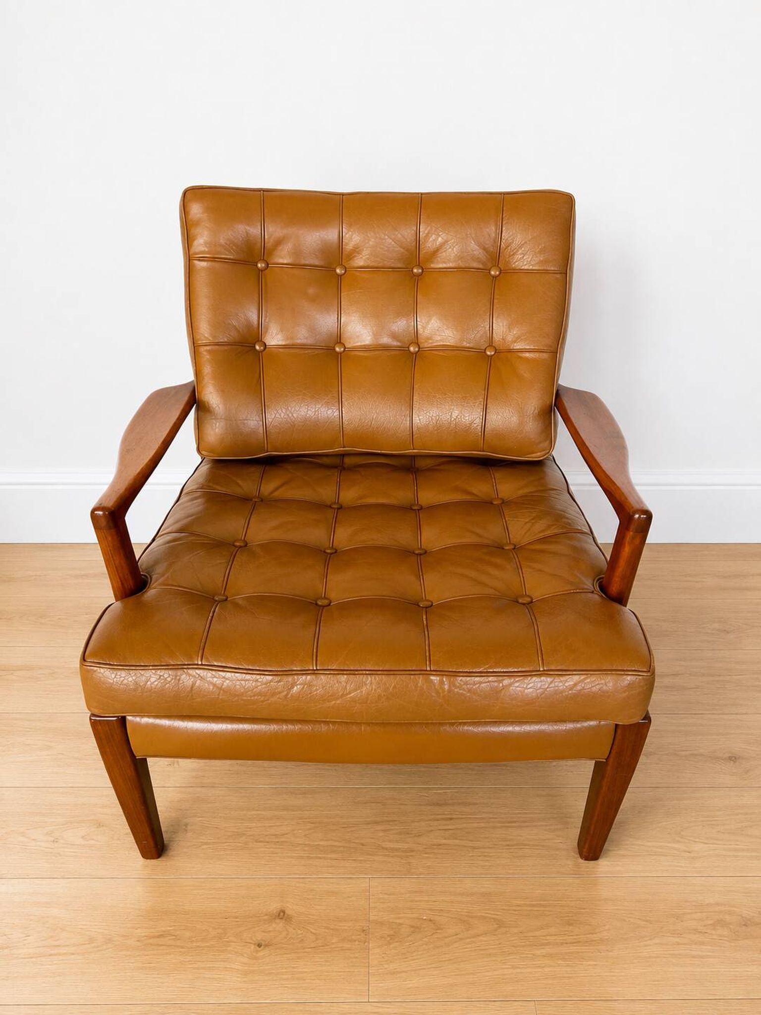 Fauteuil Arne Norell modèle “Löven”, années 1960.