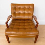 Fauteuil Arne Norell modèle “Löven”, années 1960.