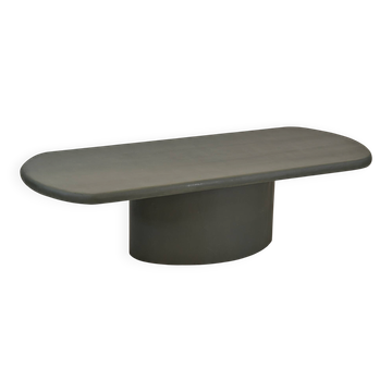 Coffee table in wood and mortex