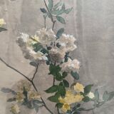 Tableau peint à la main fleurs