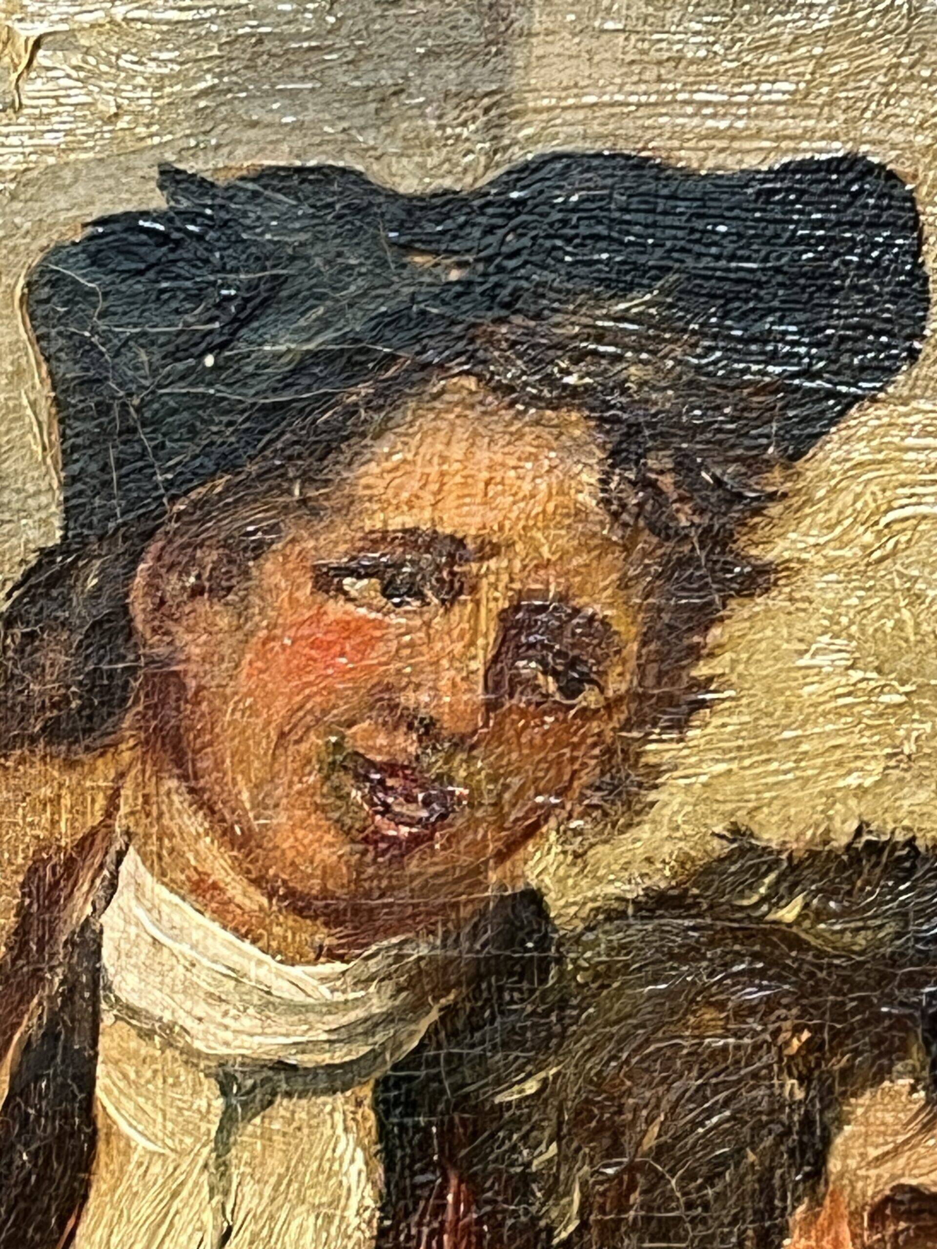 Edouard John E. Ravel is an artist born in Switzerland in 1847 and died in 1920, HST tavern scene