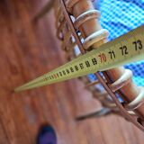 Old bamboo cradle basket