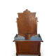 The antique walnut vanity , 19th century