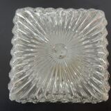 Glass square ceiling light