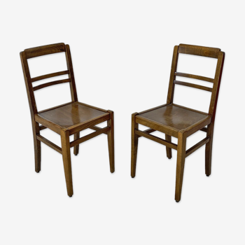 Paire de chaises bistrot