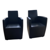 Philippe Starck armchairs for Driade, model J series Lang, 1987 — set of 2