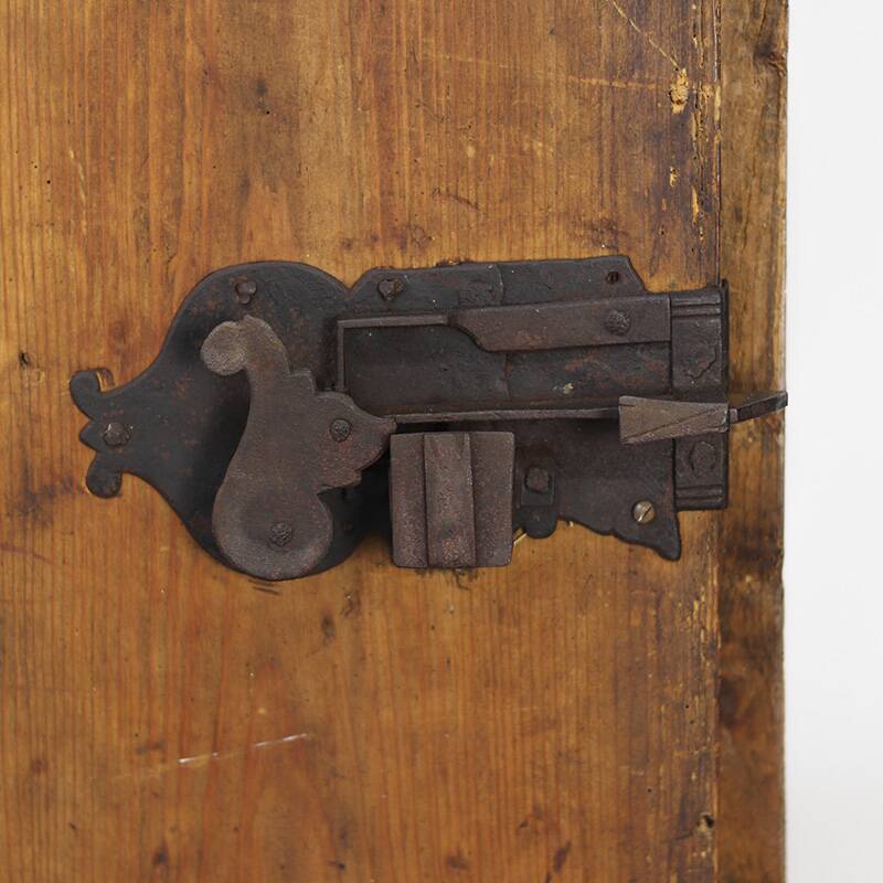 Folk art painted bridal wardrobe