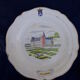 11 plates of earthenware from Gien model Châteaux de la Loire ar 22 cmmoiries diam