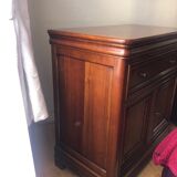 Solid cherry TV stand made in France