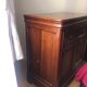 Solid cherry TV stand made in France