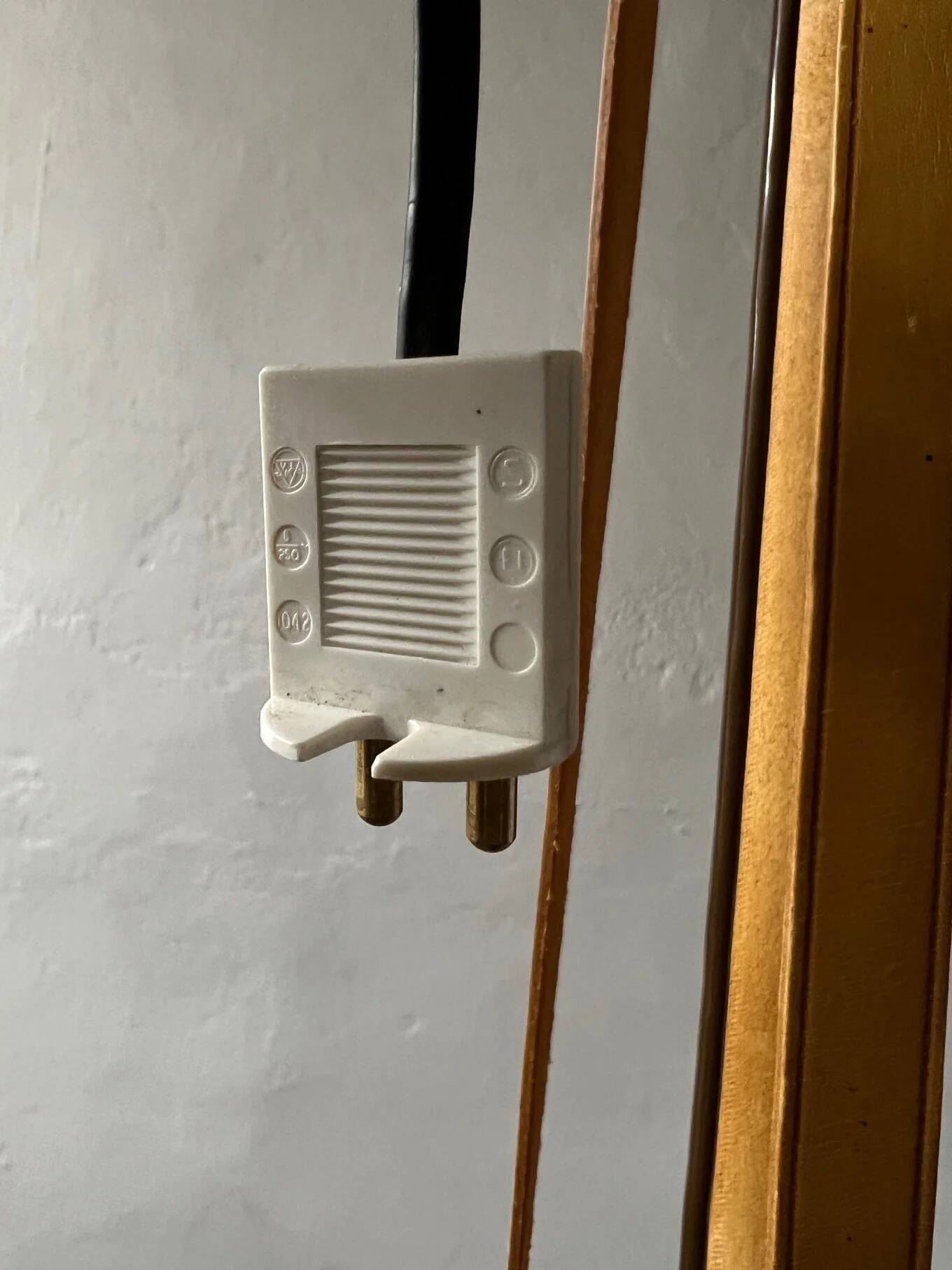 Arts and crafts metal ceiling lamp | Sweden | 1920s