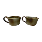 Set of 2 sandstone bowls