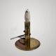 Table lamp by Mazzega model LT 394 in Murano glass swirl 1970.