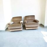 set of 2 vintage single-seater/club or 1 two-seater armchairs
