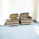 set of 2 vintage single-seater/club or 1 two-seater armchairs