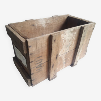 Caisse de transport L58xP30,5xH34cm bois rangement