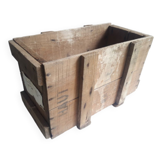 Caisse de transport L58xP30,5xH34cm bois rangement