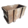 Transport case L58xD30,5xH34cm wood storage