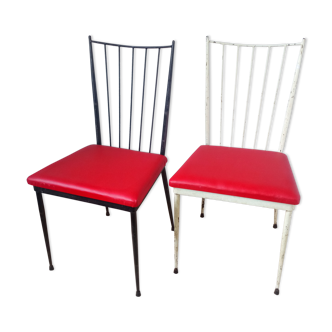 Pair of chairs of Colette Gueden 1950