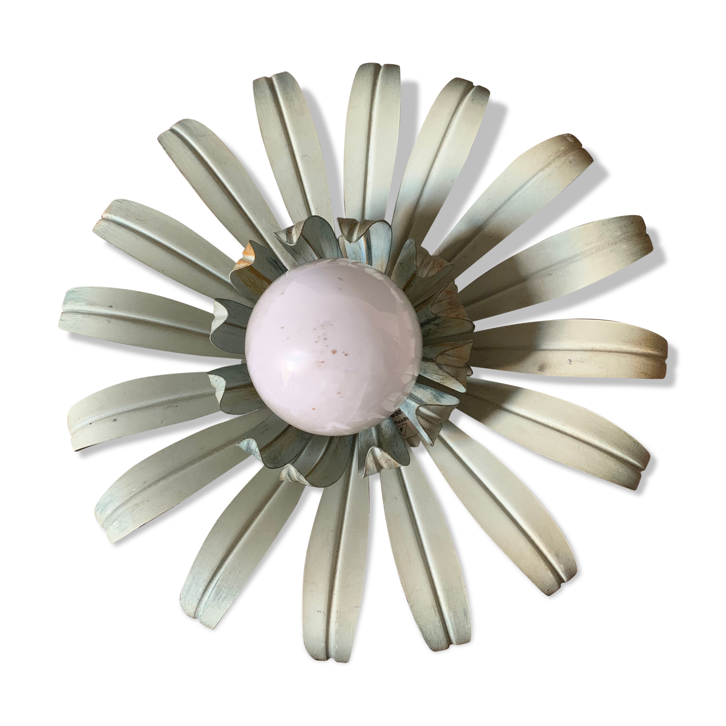 Metal flower ceiling lamp