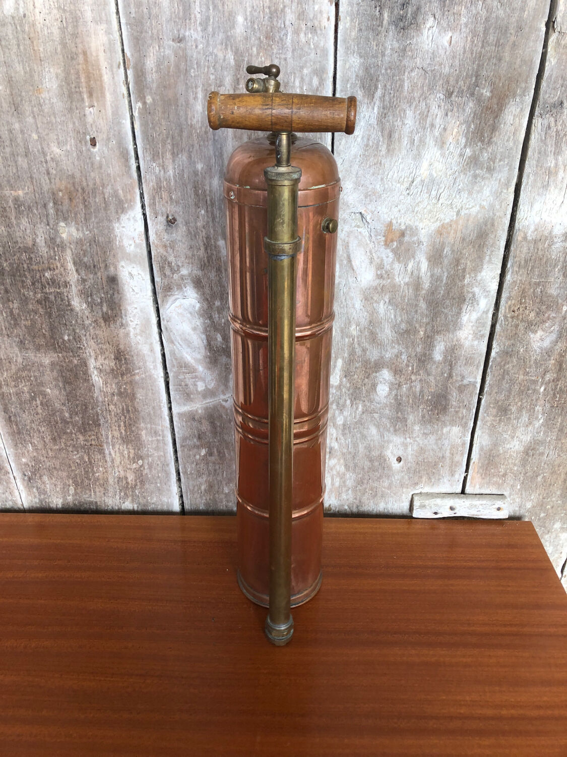 Old High Pressure Sprayer MURATORI Copper & Brass Vintage