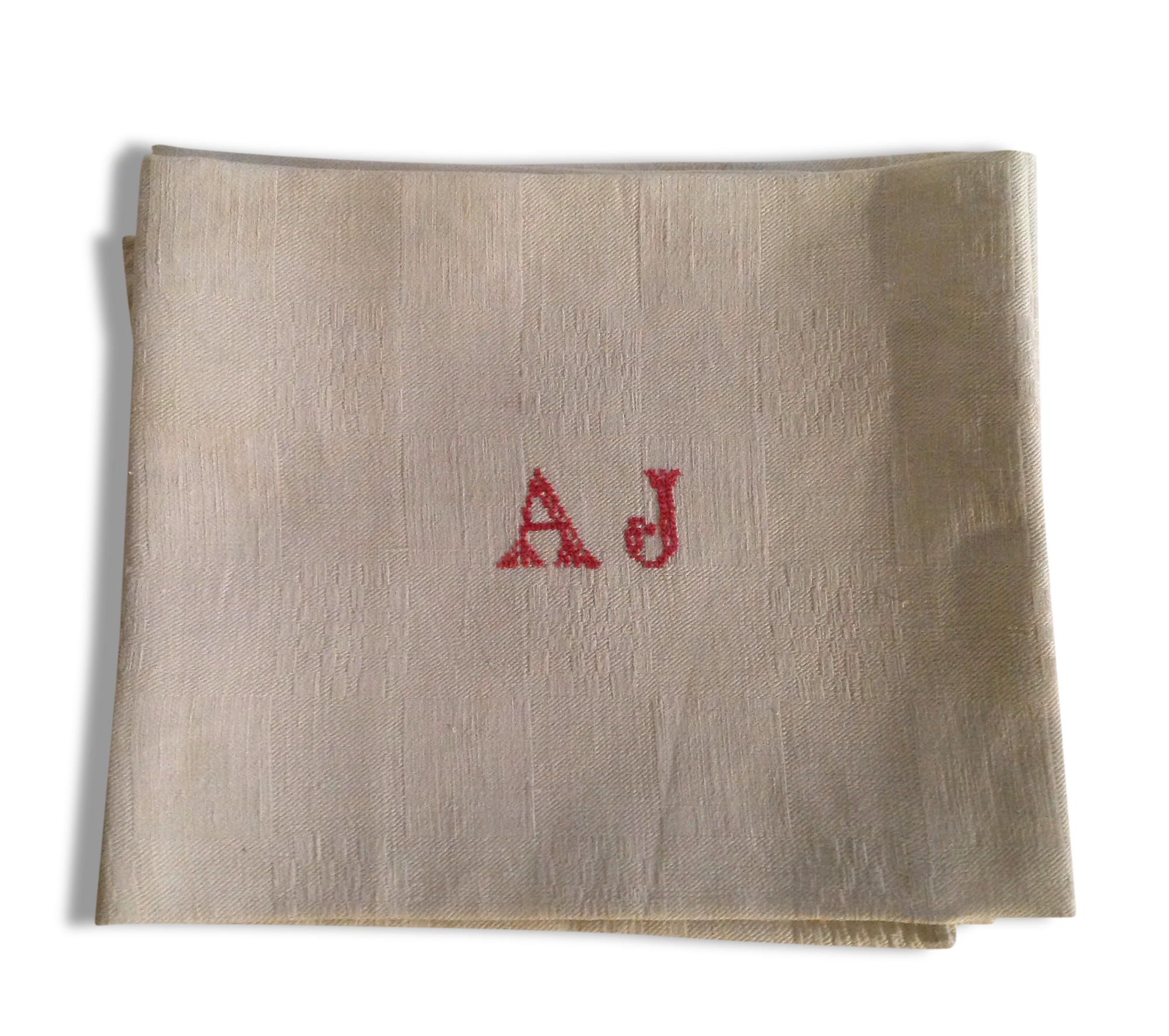 5 cotton damask monogrammed towels