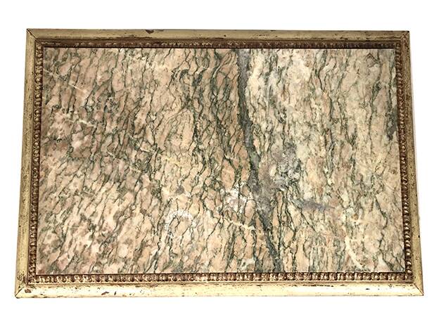 Louis XVI style server, cream lacquered wood, circa 1900