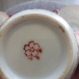 Pot a lait et 2 tasses porcelaine fine japonaise