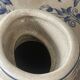 Cracked ceramic tulip vase circa 1980