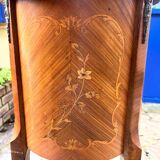 Pair of marquetry bedside tables