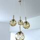 Large Mid Century  Bubble Glass Pendant Light