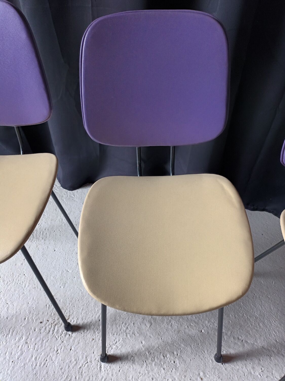 Série de 4 chaises vintage