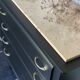 Commode vintage noire