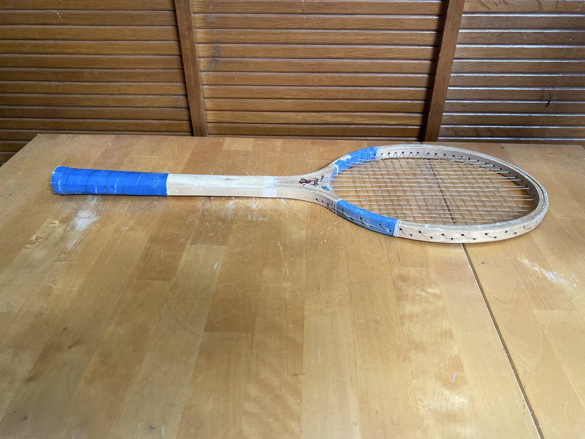 Vintage Wooden Tennis Racket