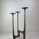 Brutalist Floor Candle Holder by Michael Harjes, Germany, 1960