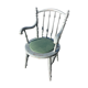 Walnut office chair, circa 1880, French origin