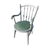 Walnut office chair, circa 1880, French origin