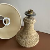 Lampe vintage en pierre du Gard