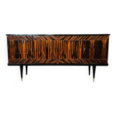 Buffet art déco en macassar 1960