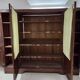Large antique oak administration cabinet