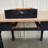 Vintage wooden farmhouse table