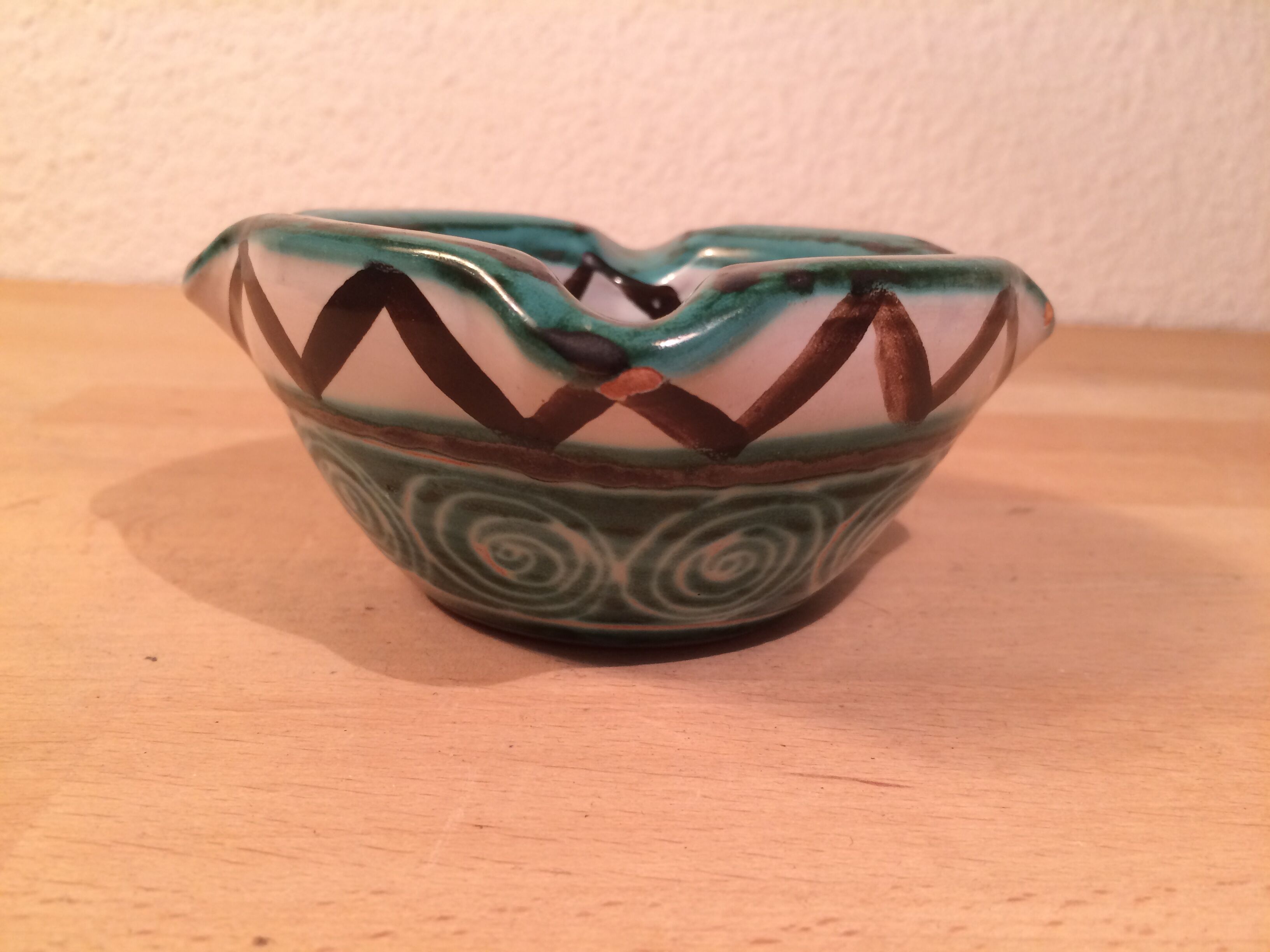 Ceramic ashtray by Robert Picault in Vallauris