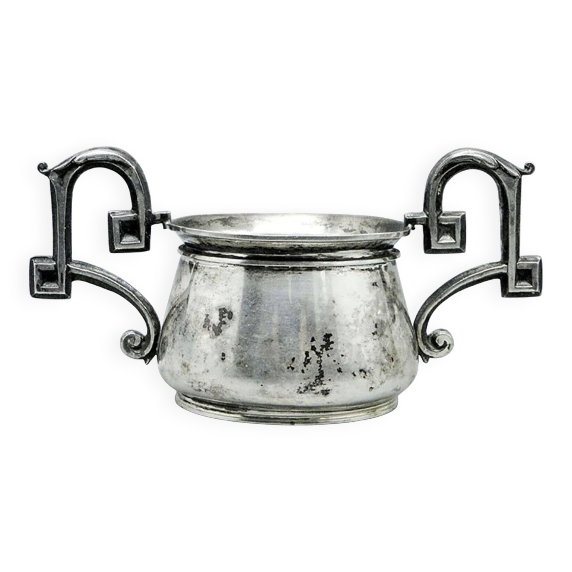Biedermeier silver sugar bowl, Austria, 19th century