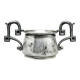 Biedermeier silver sugar bowl, Austria, 19th century