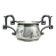 Biedermeier silver sugar bowl, Austria, 19th century