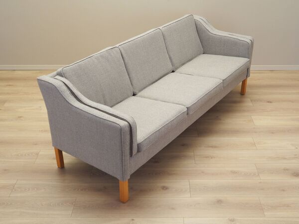 Canapé en hêtre, design danois, années 1970, production : Danemark
