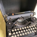 Antique Underwood Standard Portable Typewriter USA 1915-1920