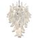 Murano glass cascade chandelier