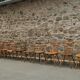 Série de 15 chaises bistrot