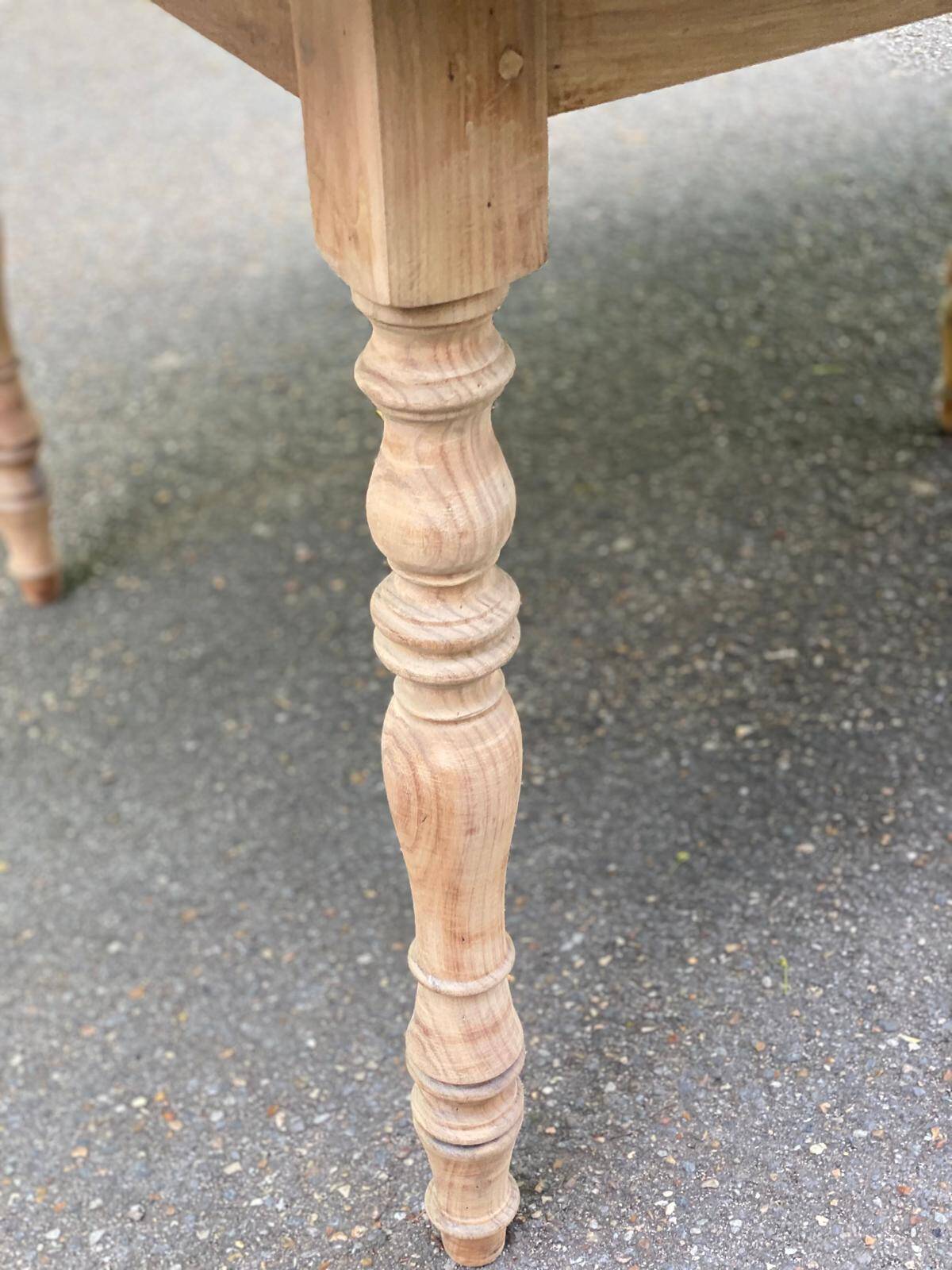 Table ronde extensible Louis Philippe XIXème à volet pliable 6 pieds 230cm